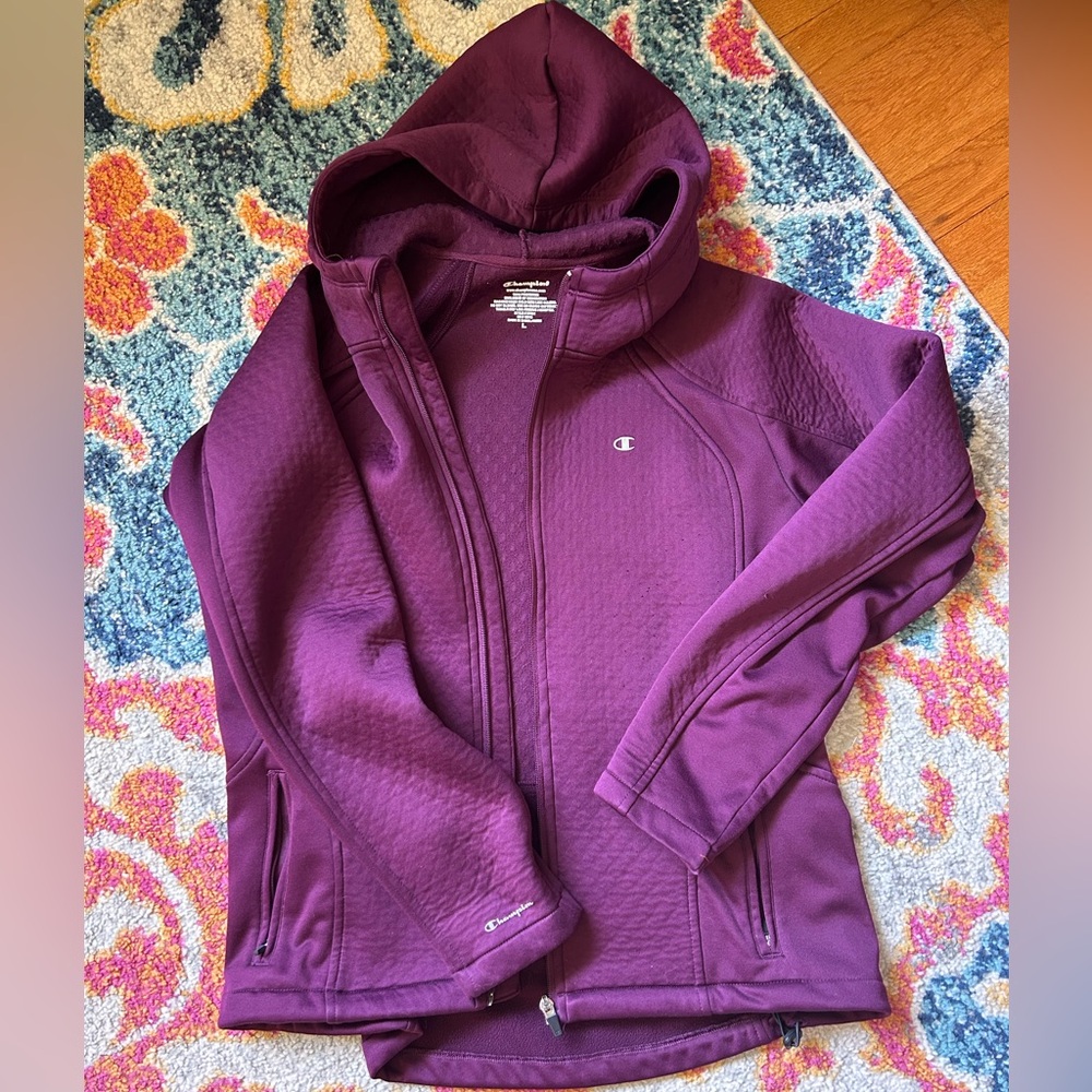 Champion Women’s Maroon Full-Zip Hoodie